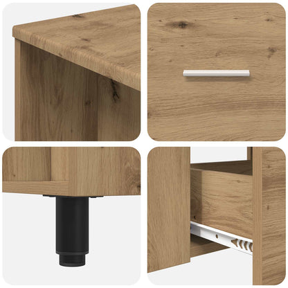 Mobiletto da bagno Rovere Artigianale 80 x 35 x 60 cm