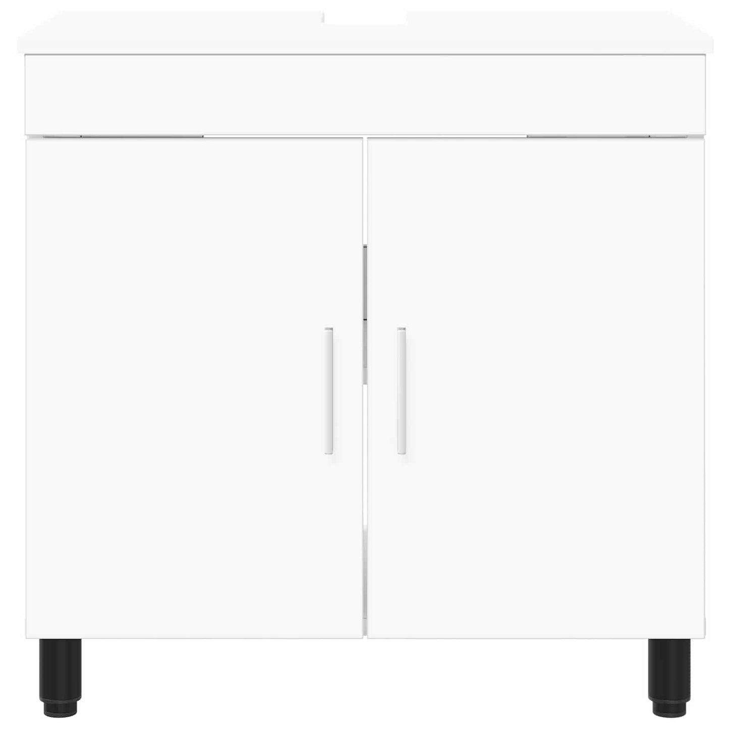 Mobiletto da bagno Bianco 60 x 35 x 60 cm Legno ingegnerizzato | homemem39