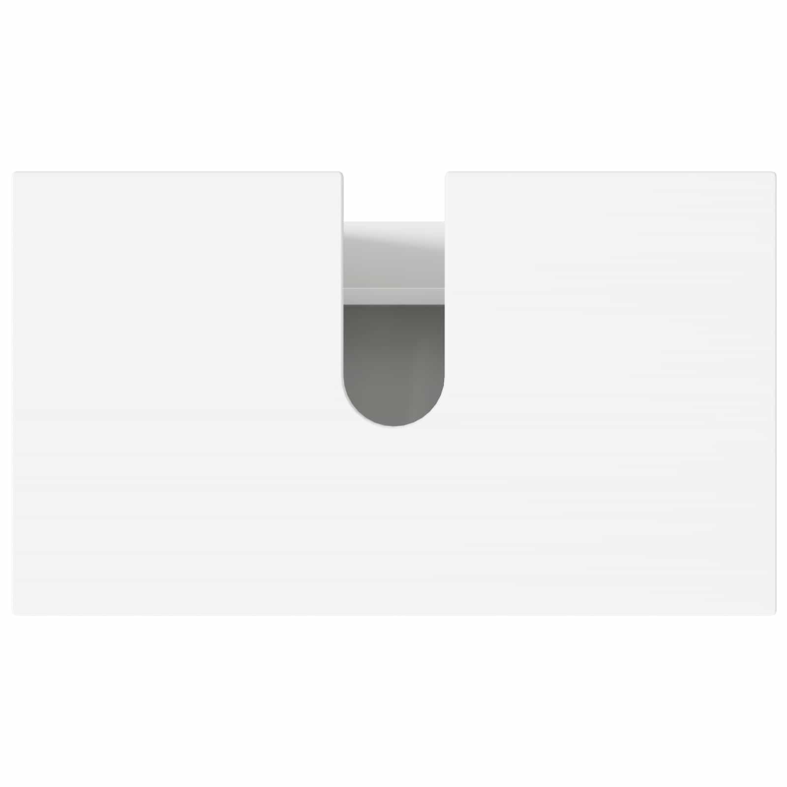 Mobiletto da bagno Bianco 60 x 35 x 60 cm Legno ingegnerizzato | homemem39