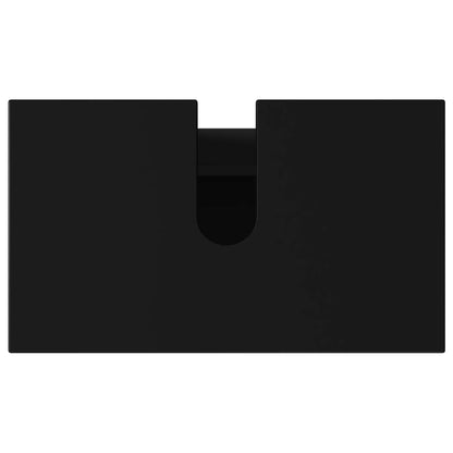 Mobiletto da bagno Nero 60 x 35 x 60 cm Legno ingegnerizzato | homemem39