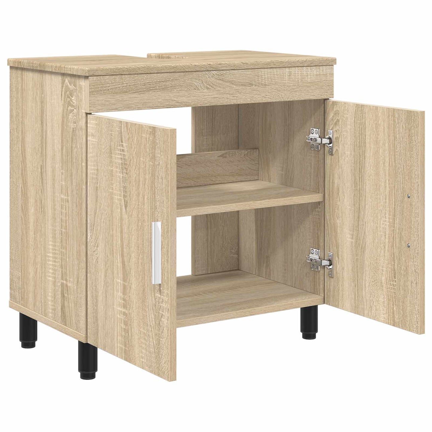 Mobiletto da bagno Rovere Sonoma 60 x 35 x 60 cm | homemem39