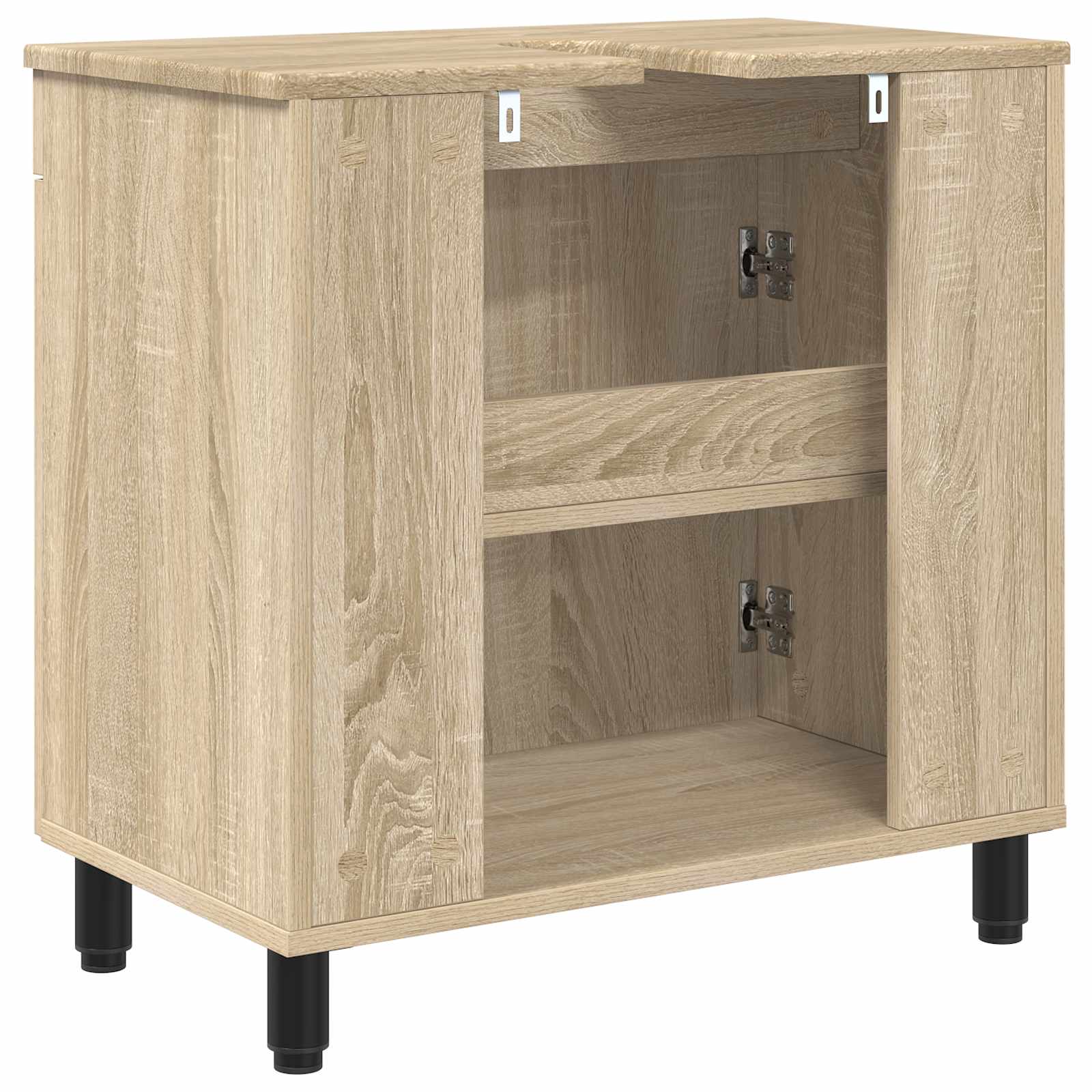 Mobiletto da bagno Rovere Sonoma 60 x 35 x 60 cm | homemem39