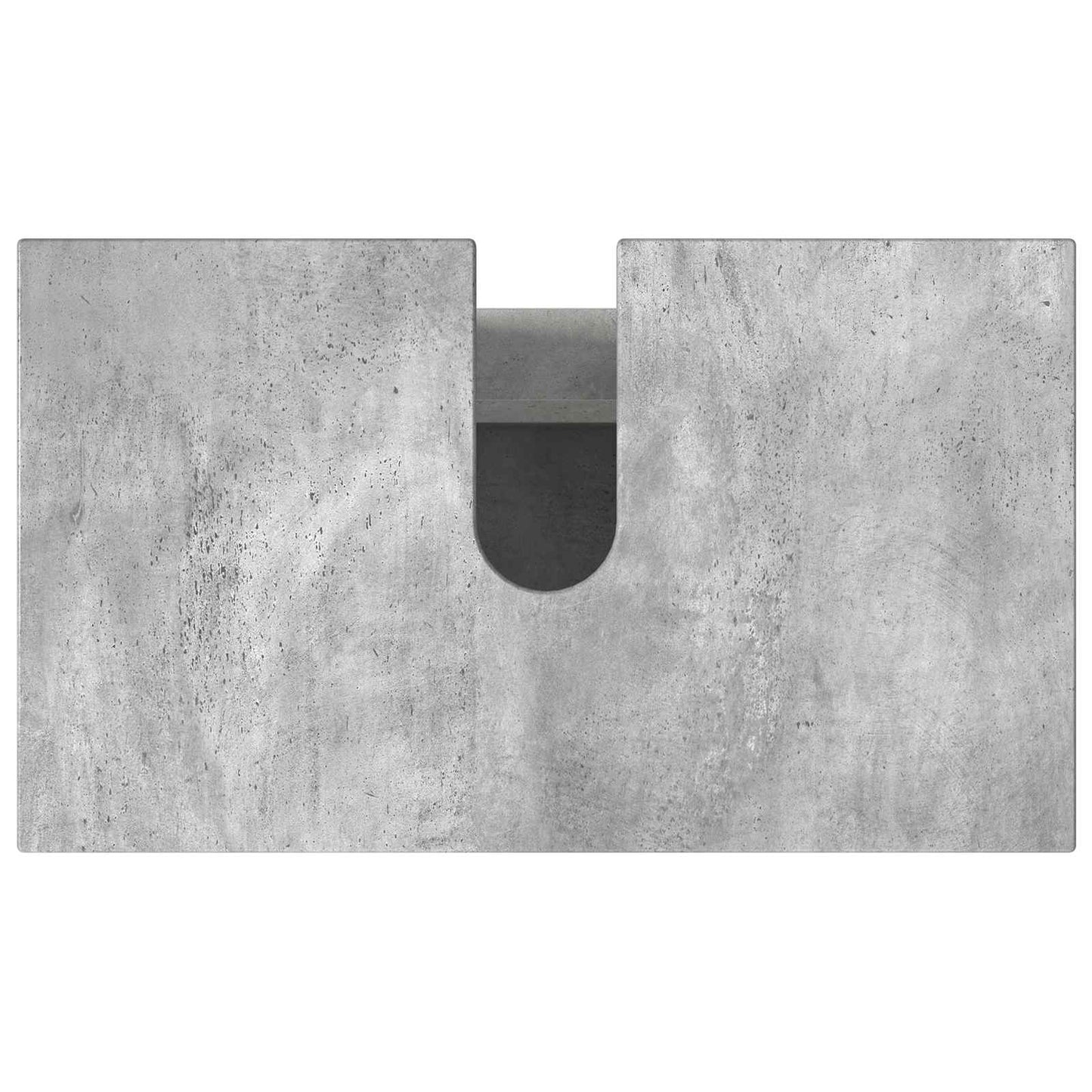 Mobiletto da bagno Grigio Cemento 60 x 35 x 60 cm