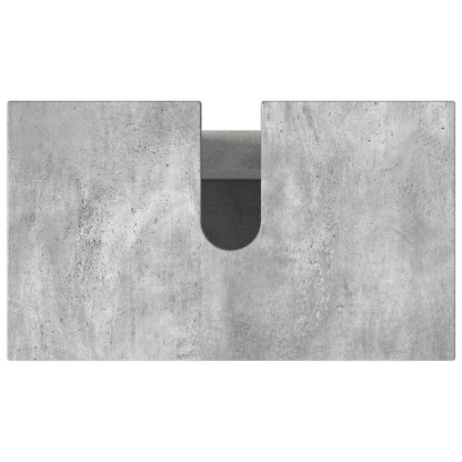 Mobiletto da bagno Grigio Cemento 60 x 35 x 60 cm