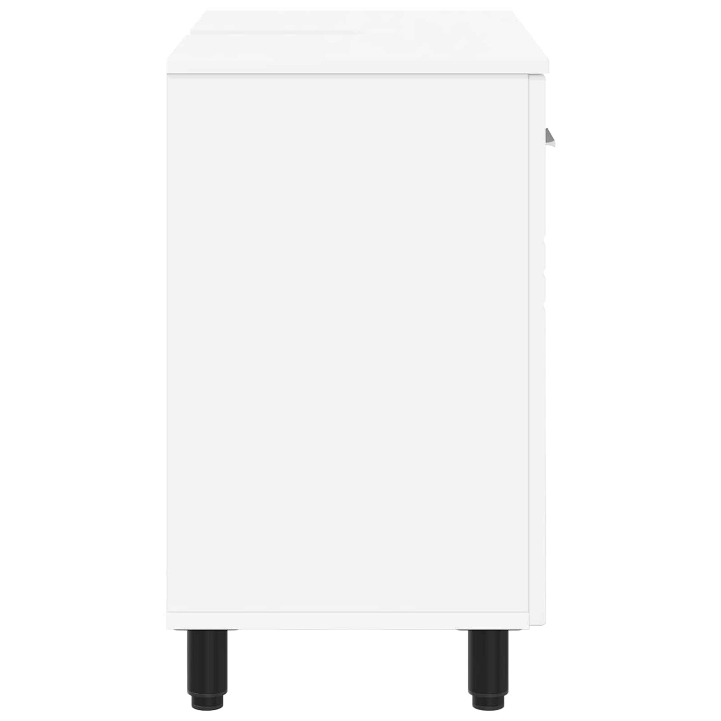 Mobiletto da bagno Bianco 60 x 35 x 60 cm Legno ingegnerizzato | homemem39