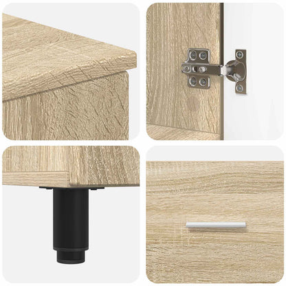 Mobiletto da bagno Rovere Sonoma 60 x 35 x 60 cm