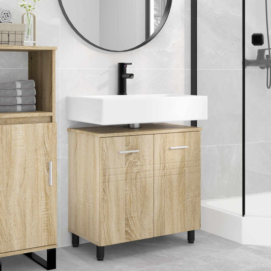 Mobiletto da bagno Rovere Sonoma 60 x 35 x 60 cm | homemem39