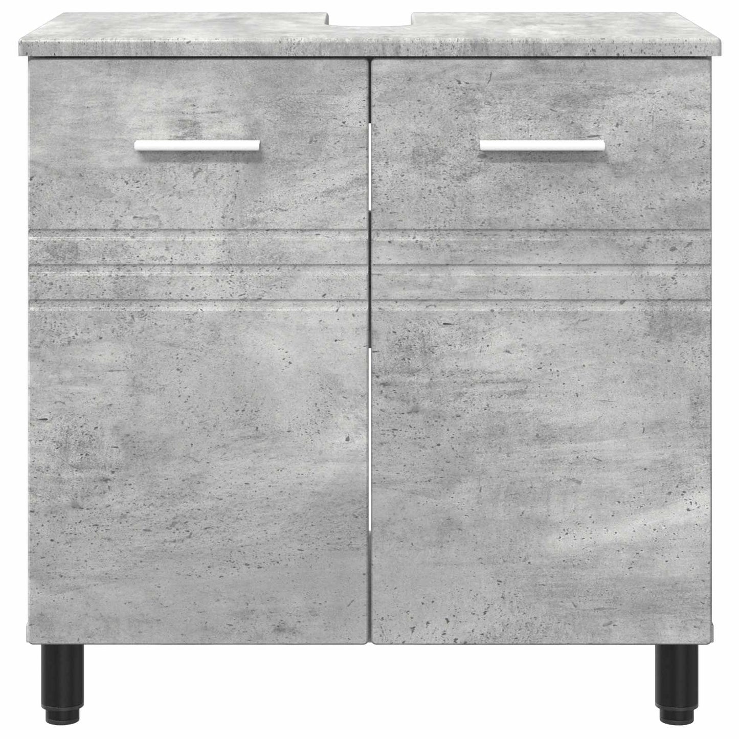 Mobiletto da bagno Grigio Cemento 60 x 35 x 60 cm | homemem39