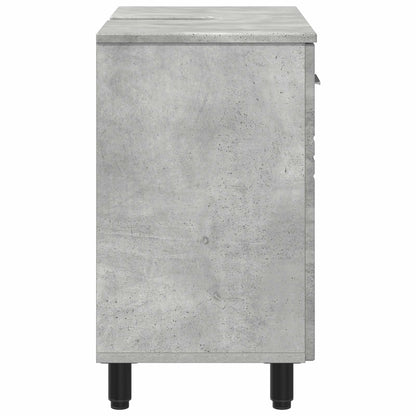 Mobiletto da bagno Grigio Cemento 60 x 35 x 60 cm
