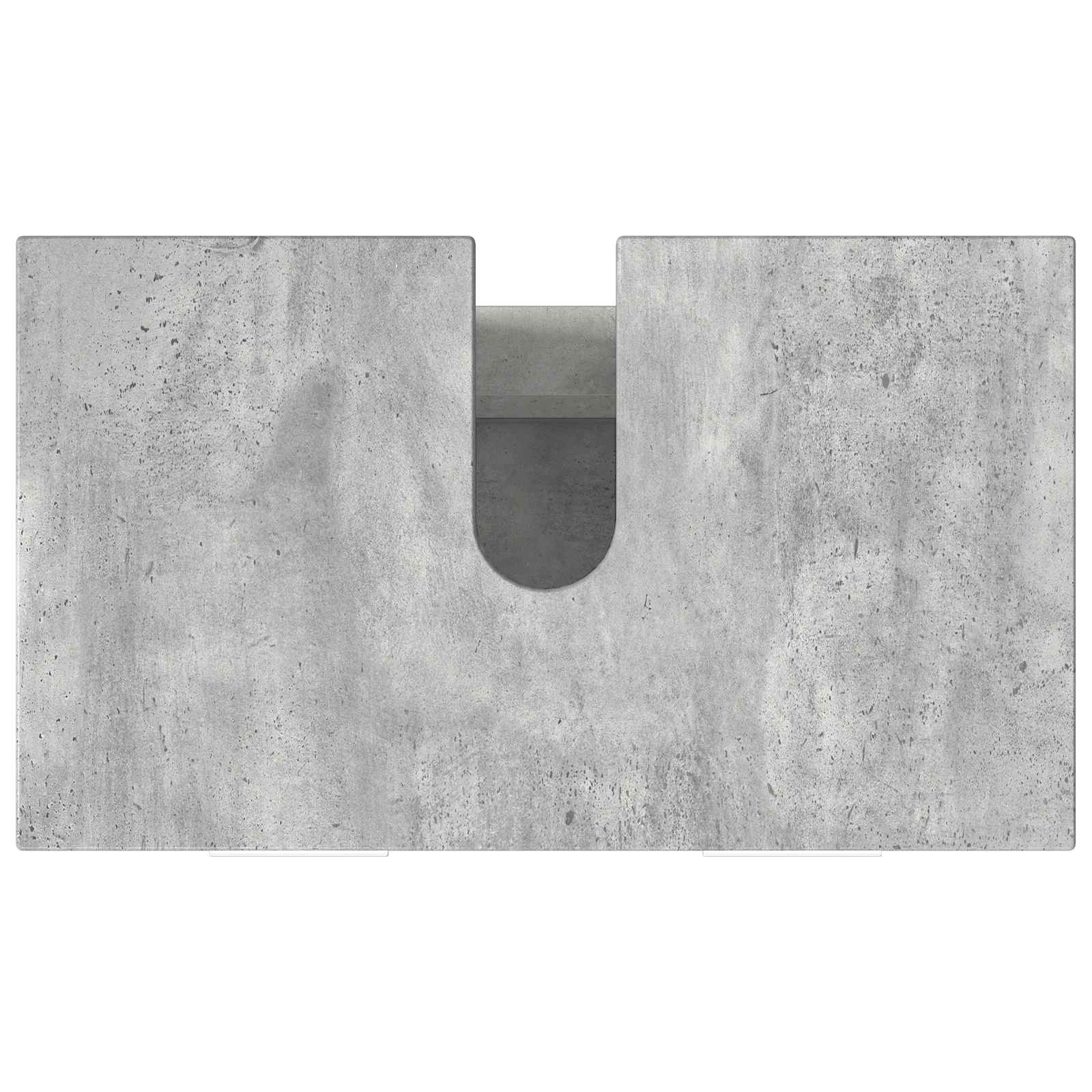 Mobiletto da bagno Grigio Cemento 60 x 35 x 60 cm | homemem39