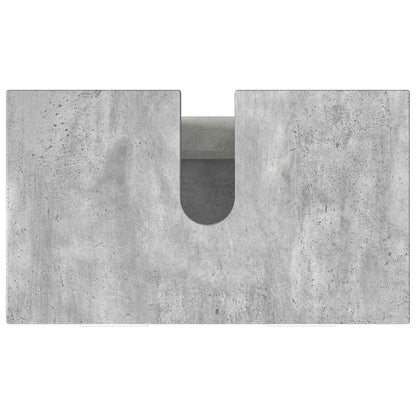 Mobiletto da bagno Grigio Cemento 60 x 35 x 60 cm | homemem39