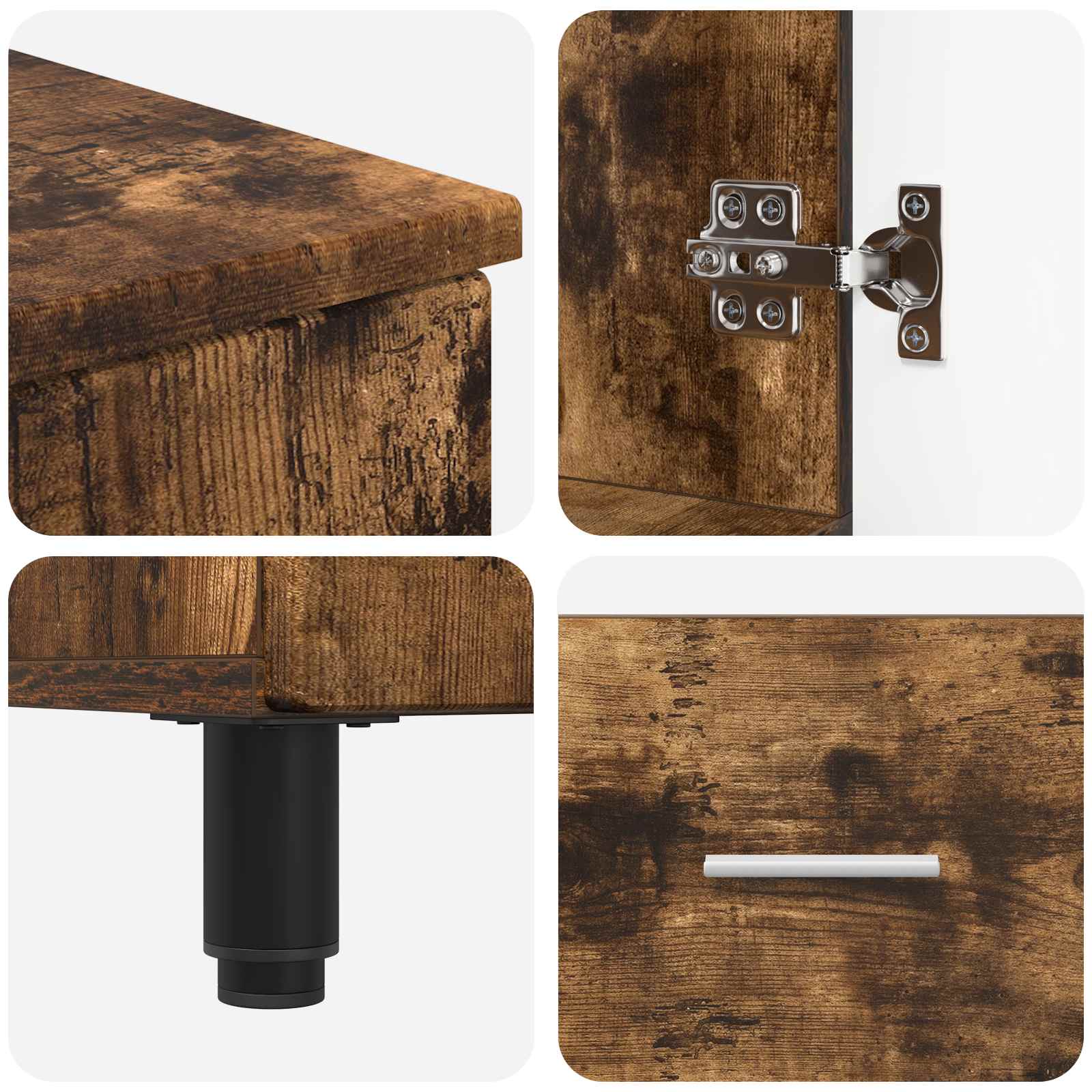 Mobiletto da bagno Rovere Fumo 60 x 35 x 60 cm | homemem39
