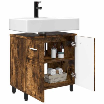 Mobiletto da bagno Rovere Fumo 60 x 35 x 60 cm