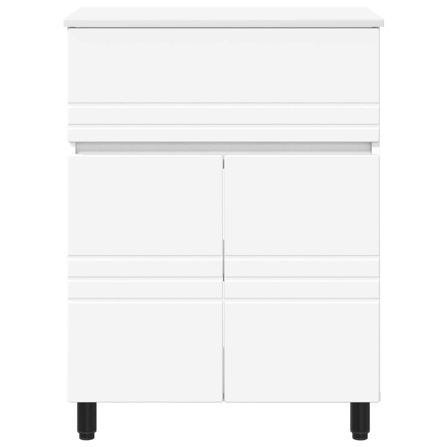 Mobiletto da bagno Bianco 60 x 35 x 80 cm Legno ingegnerizzato | homemem39