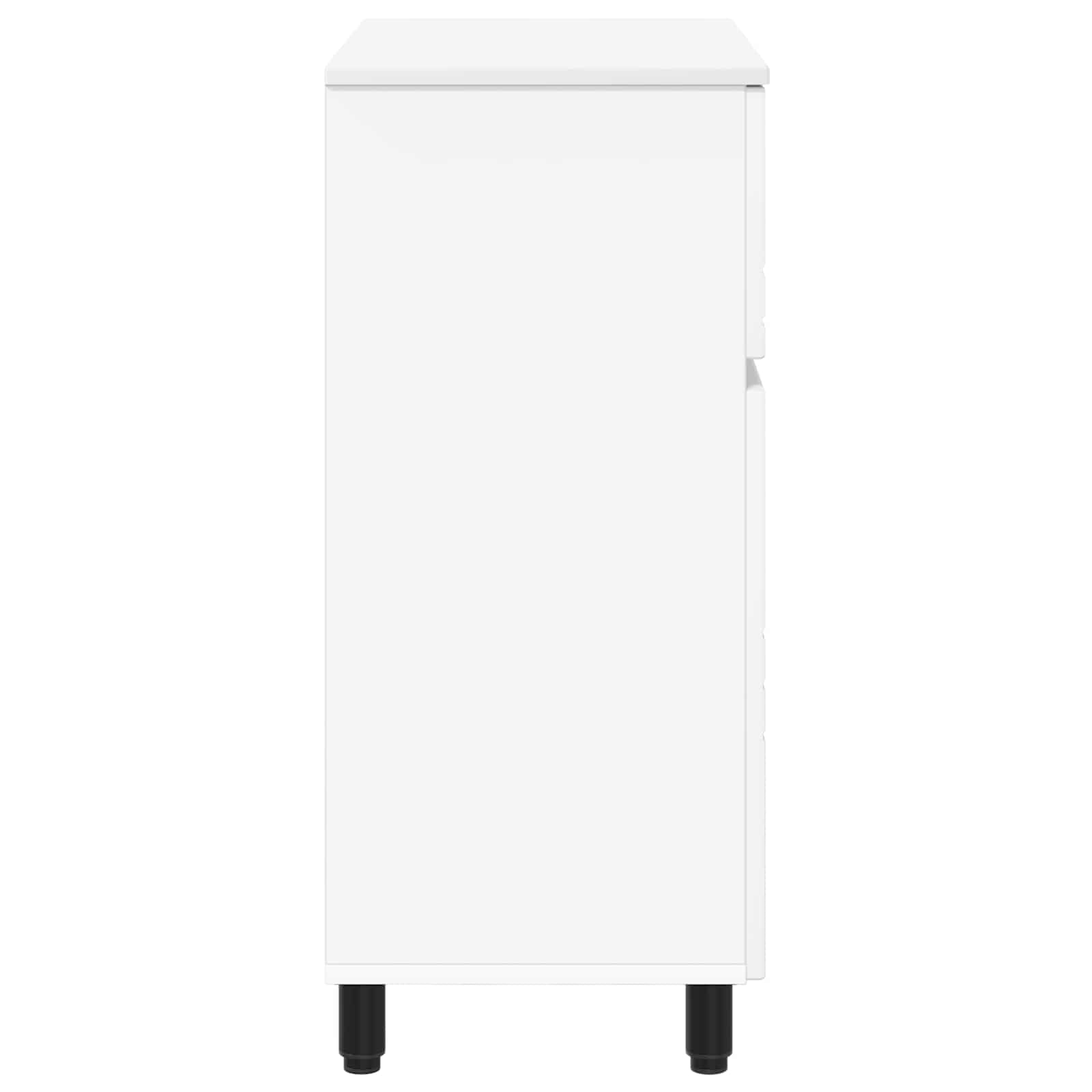Mobiletto da bagno Bianco 60 x 35 x 80 cm Legno ingegnerizzato | homemem39
