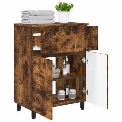 Mobiletto da bagno Rovere Fumo 60 x 35 x 80 cm | homemem39