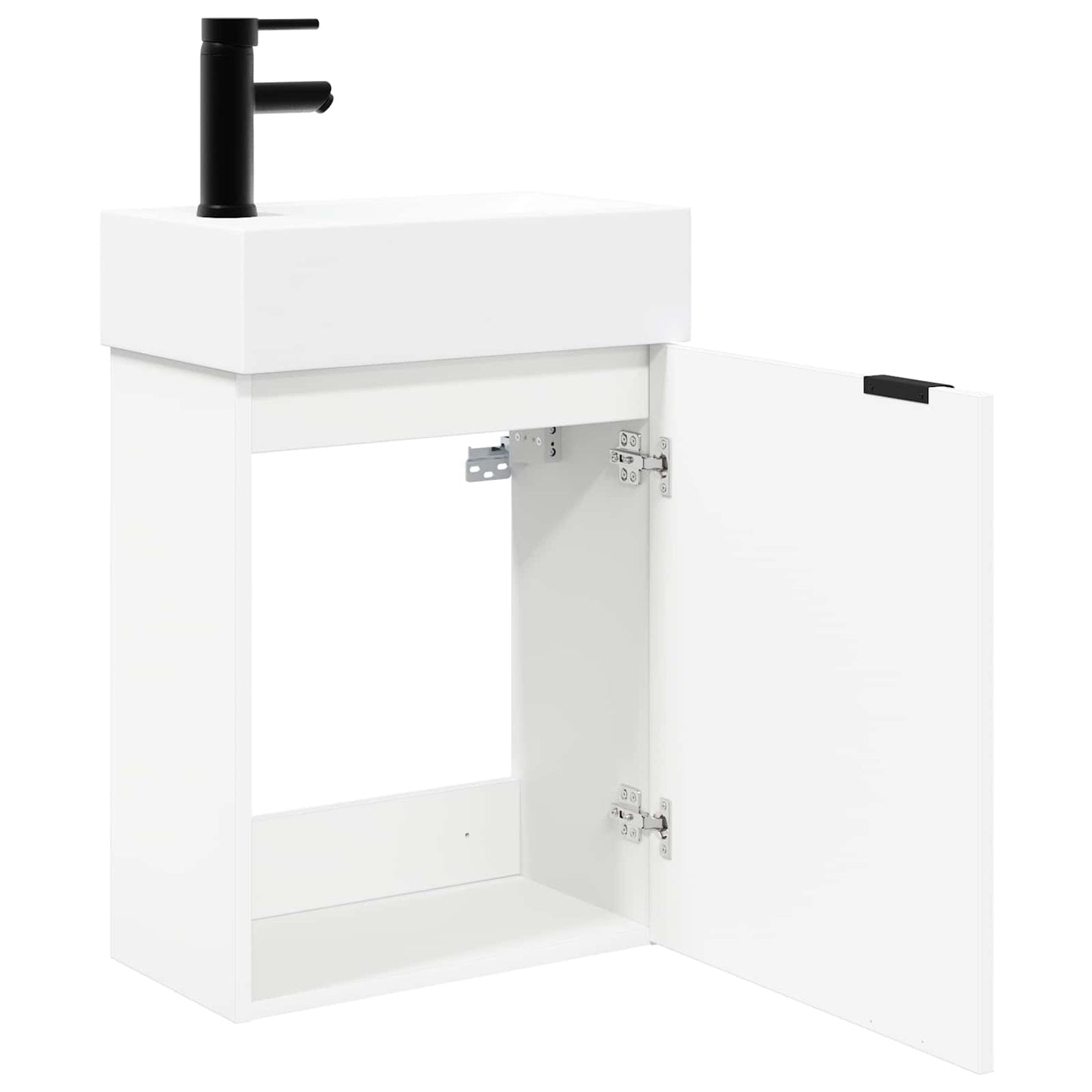 Mobile bagno con rubinetto Bianco 45,5 x 22,5 x 84 cm | homemem39