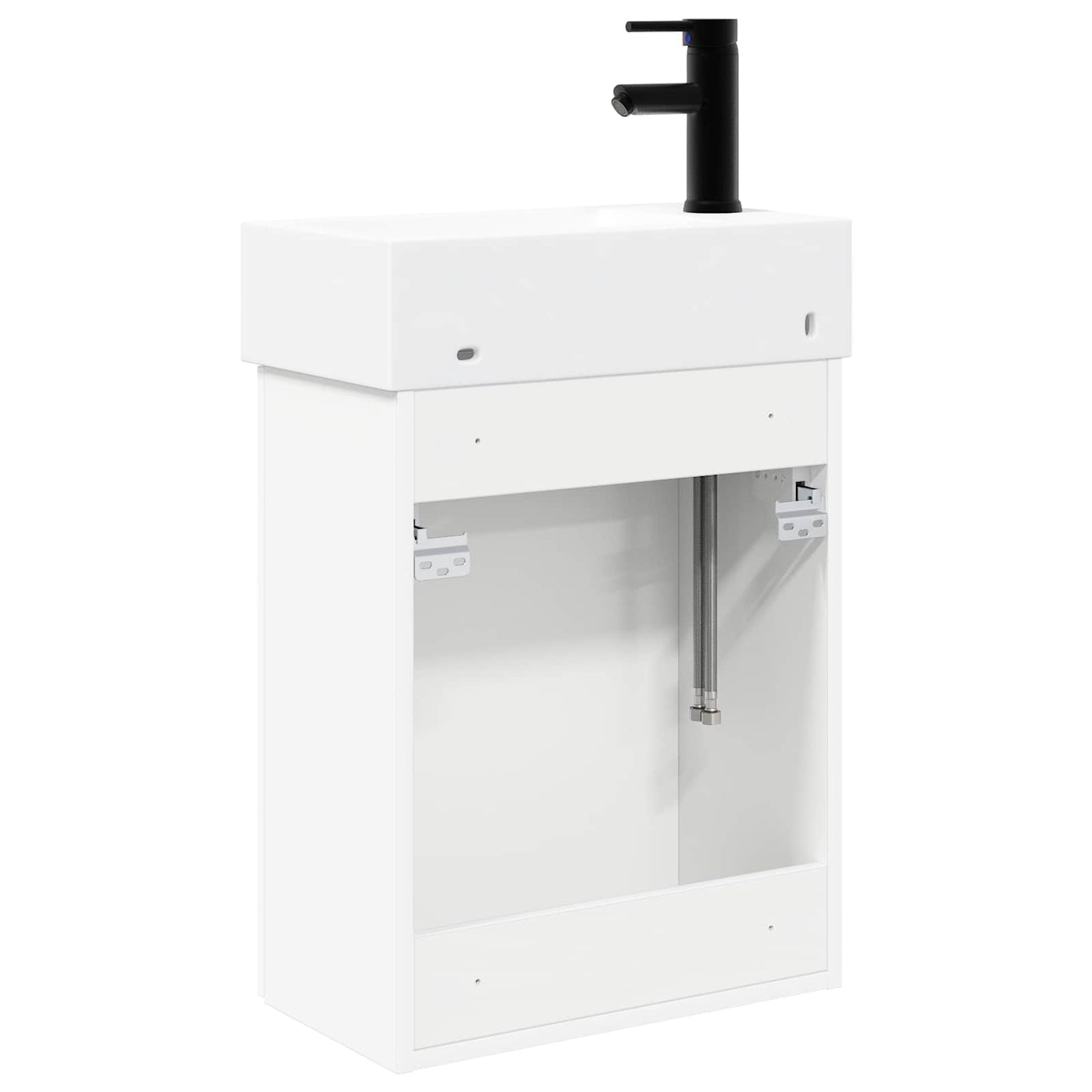 Mobile bagno con rubinetto Bianco 45,5 x 22,5 x 84 cm | homemem39
