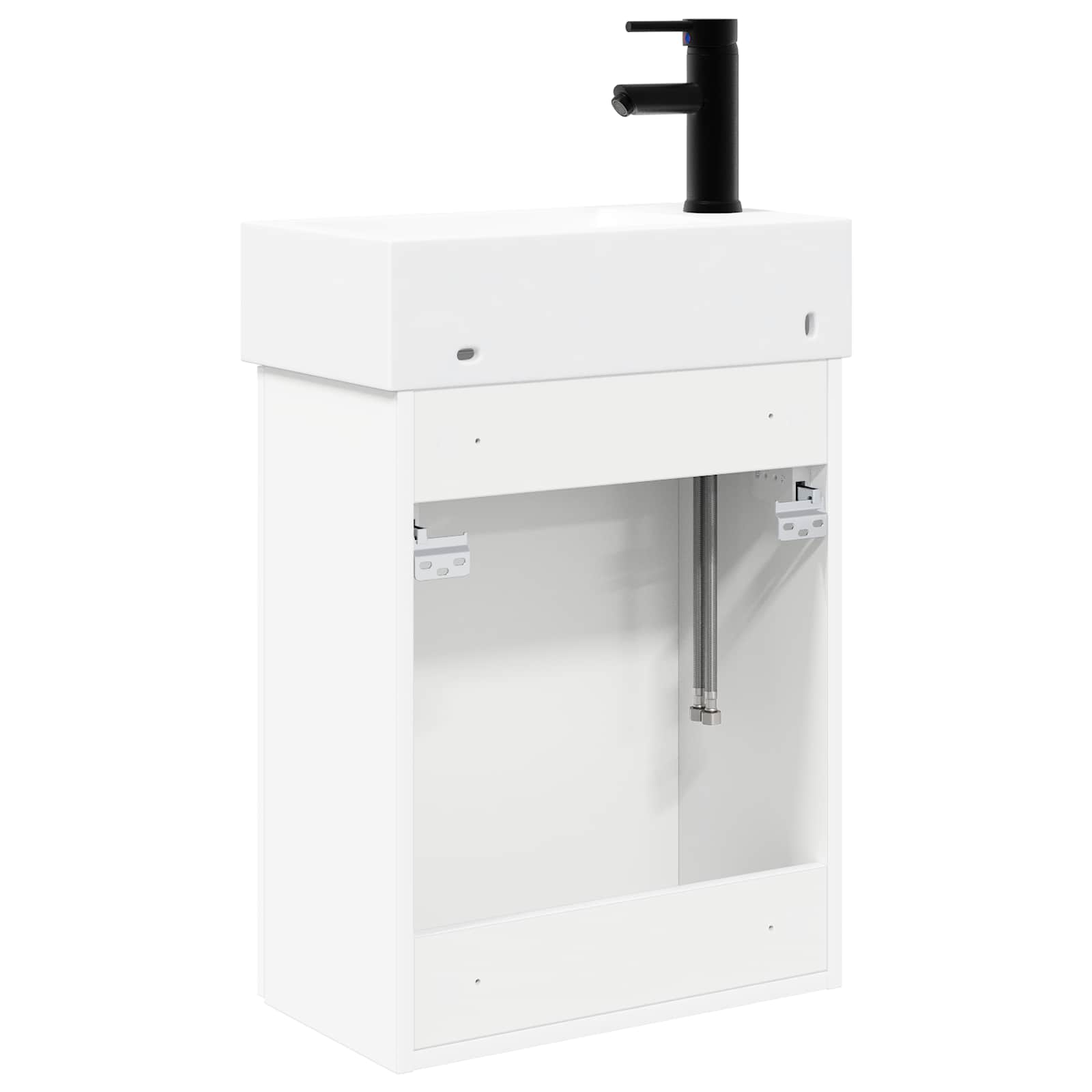Mobile bagno con rubinetto Bianco 45,5 x 22,5 x 84 cm | homemem39