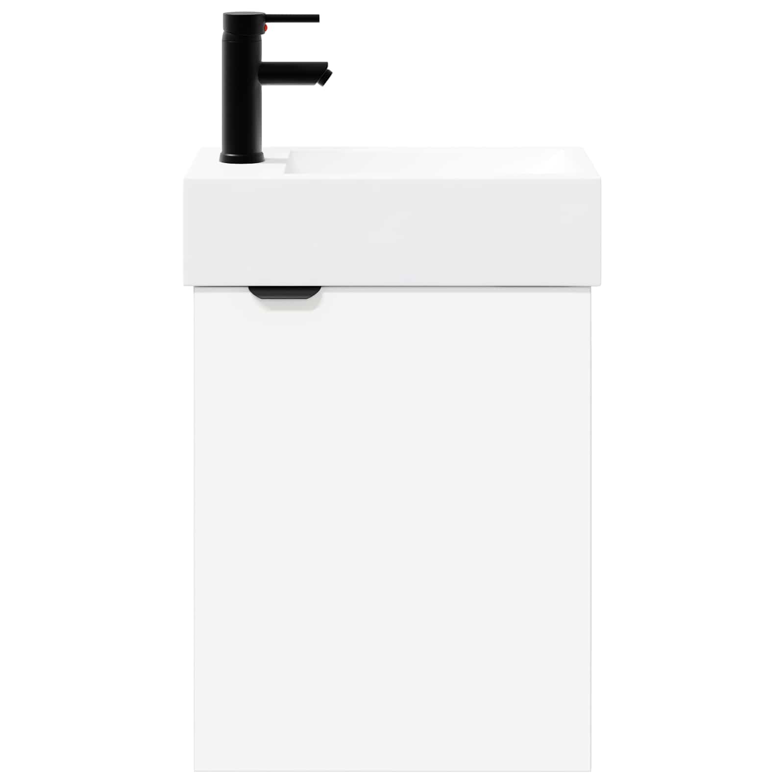 Mobile bagno con rubinetto Bianco 45,5 x 22,5 x 84 cm | homemem39