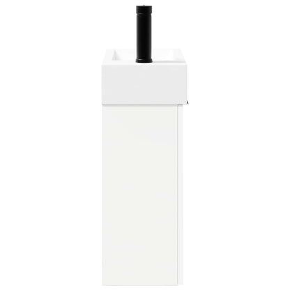 Mobile bagno con rubinetto Bianco 45,5 x 22,5 x 84 cm | homemem39