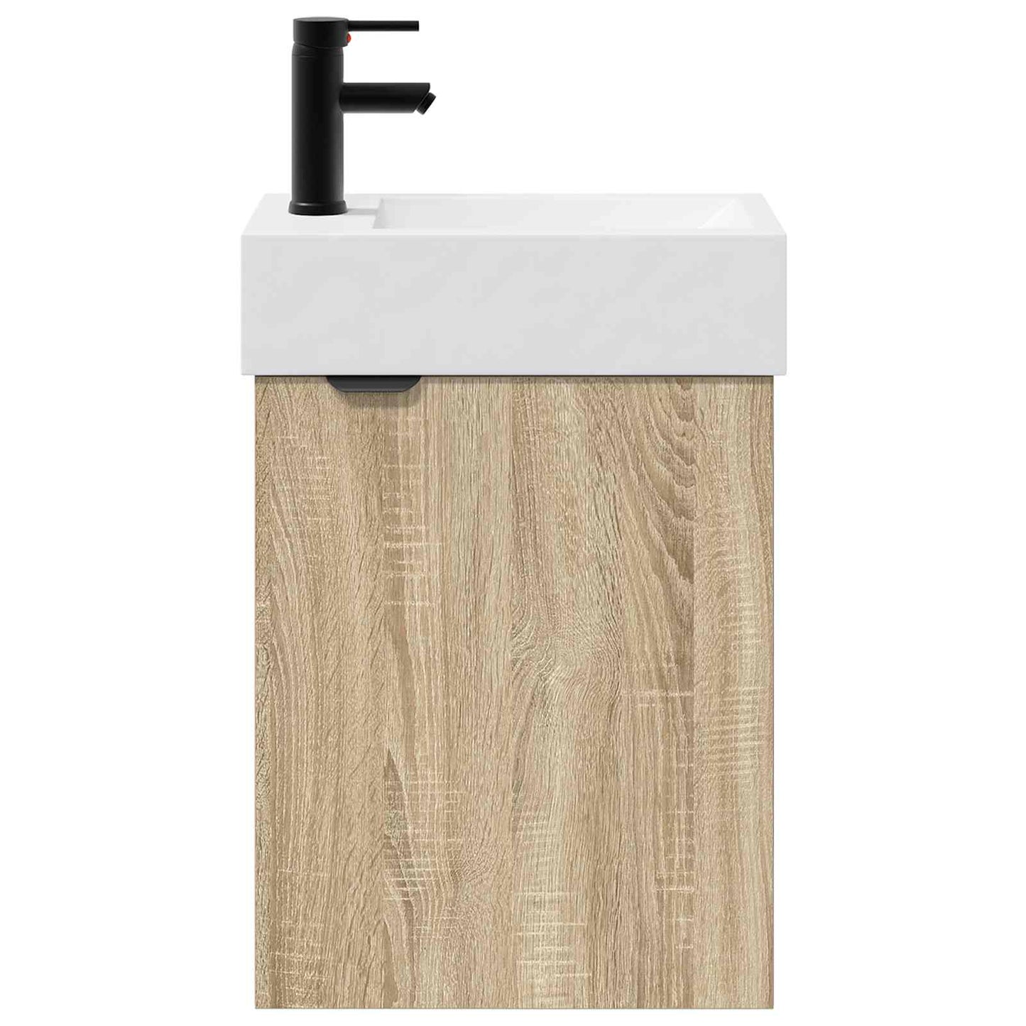 Mobile bagno con rubinetto Rovere Sonoma 45,5 x 22,5 x 84 cm