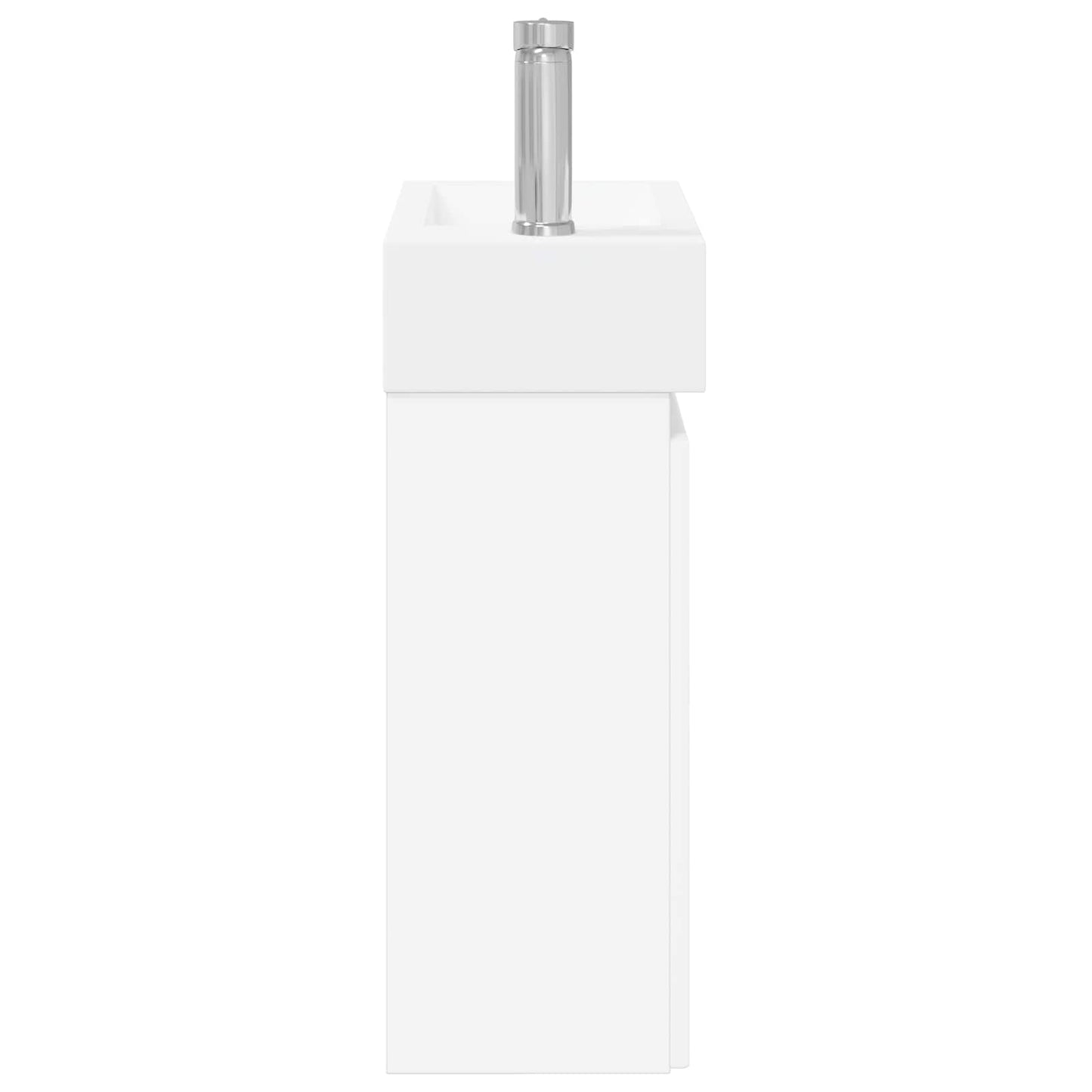 Mobile bagno con rubinetto Bianco 45,5 x 22,5 x 84 cm