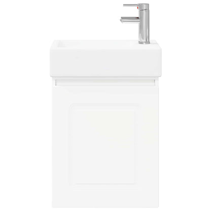 Mobile bagno con rubinetto Bianco 45,5 x 22,5 x 84 cm | homemem39