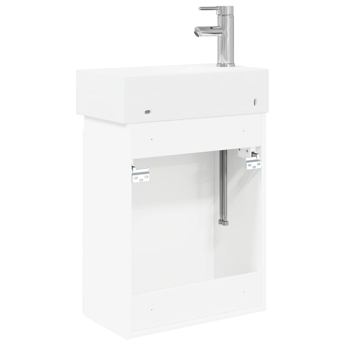 Mobile bagno con rubinetto Bianco 45,5 x 25,5 x 84 cm | homemem39