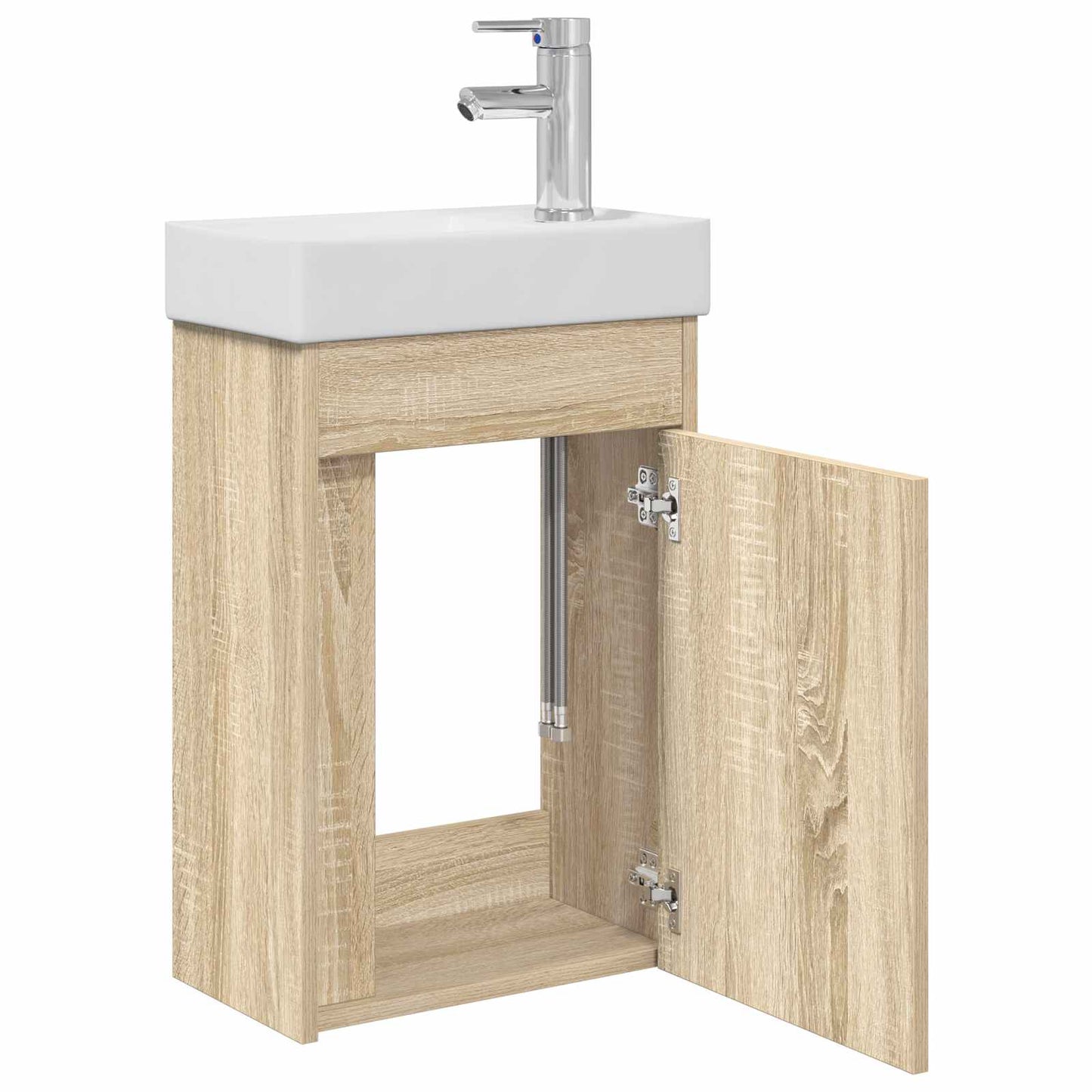 Mobile bagno con rubinetto Rovere Sonoma 40,5 x 22,5 x 62 cm | homemem39