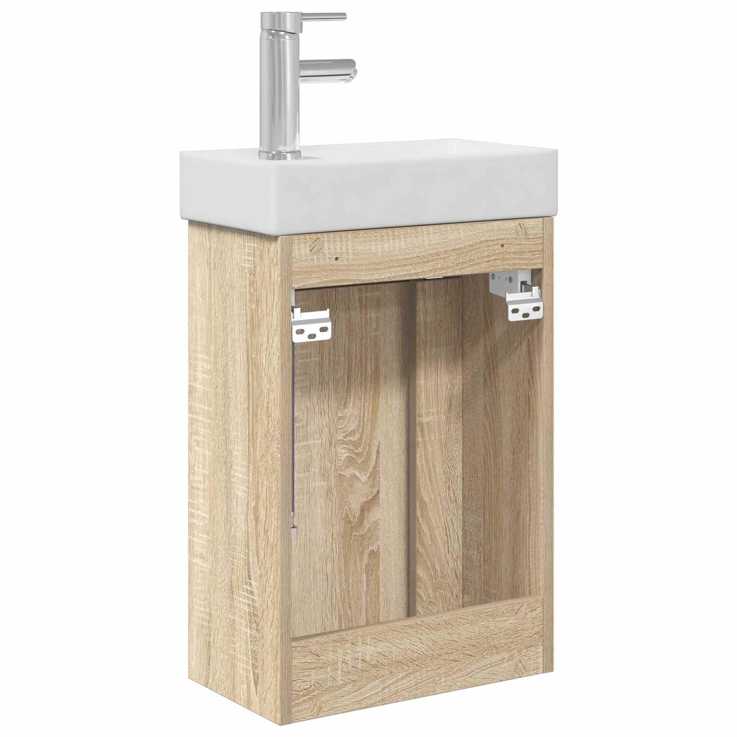Mobile bagno con rubinetto Rovere Sonoma 40,5 x 22,5 x 62 cm | homemem39