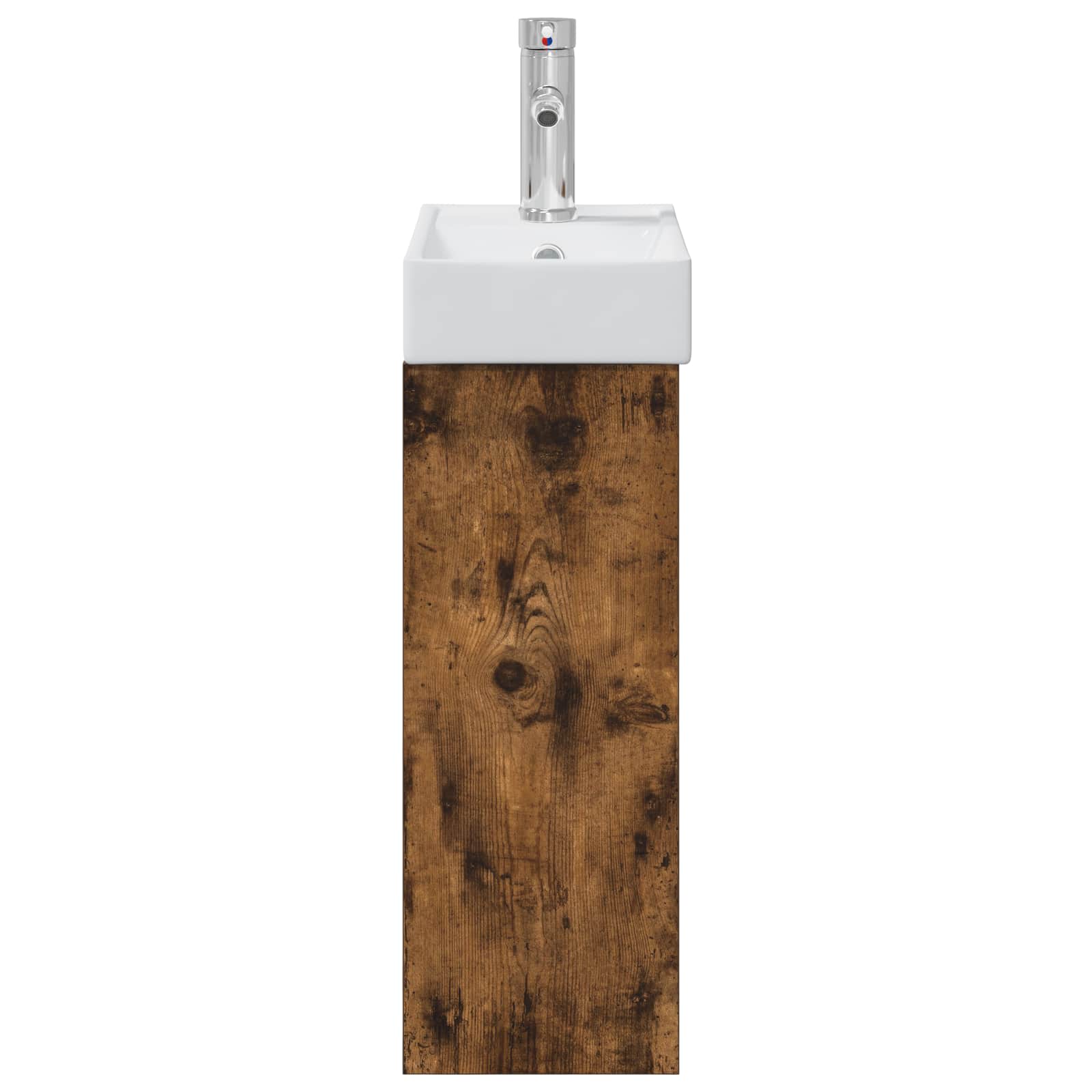 Mobile bagno con rubinetto Rovere Fumo 40,5 x 22,5 x 62 cm | homemem39