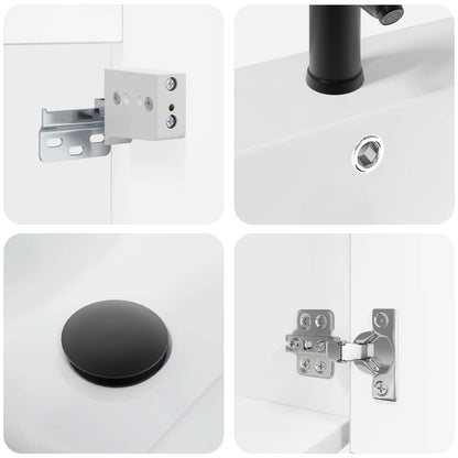 Mobile bagno con rubinetto Bianco 42 x 40 x 74,5 cm