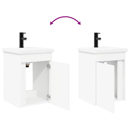 Mobile bagno con rubinetto Bianco 42 x 40 x 74,5 cm