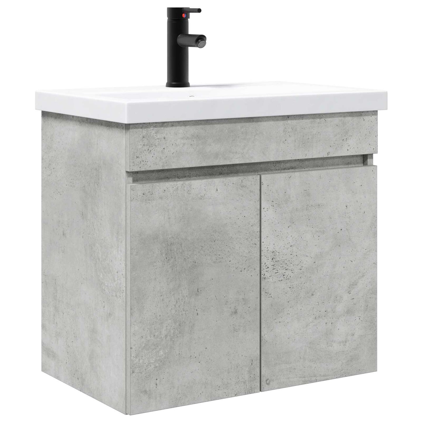 Mobile bagno con rubinetto Grigio Cemento 61 x 40 x 74,5 cm | homemem39