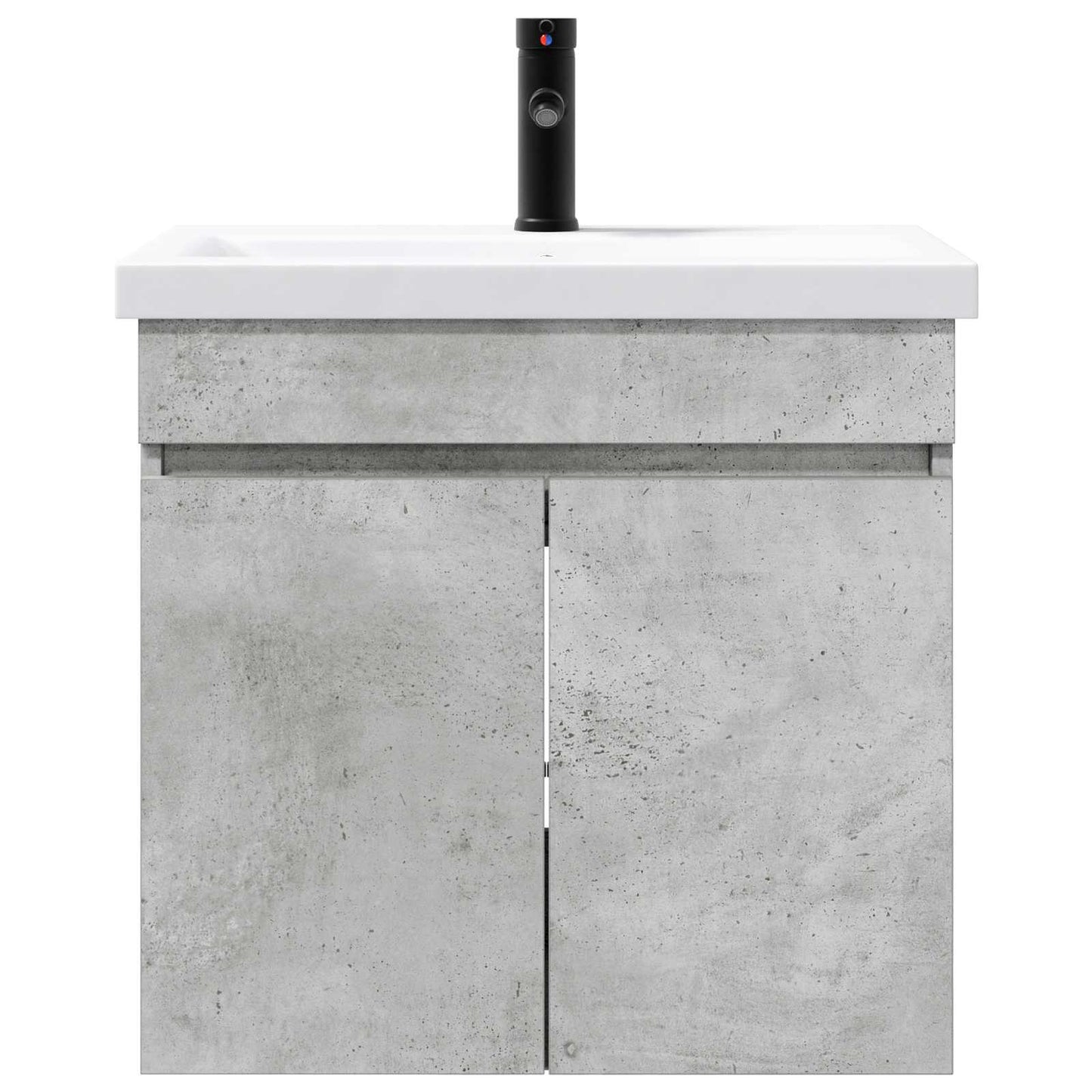 Mobile bagno con rubinetto Grigio Cemento 61 x 40 x 74,5 cm | homemem39