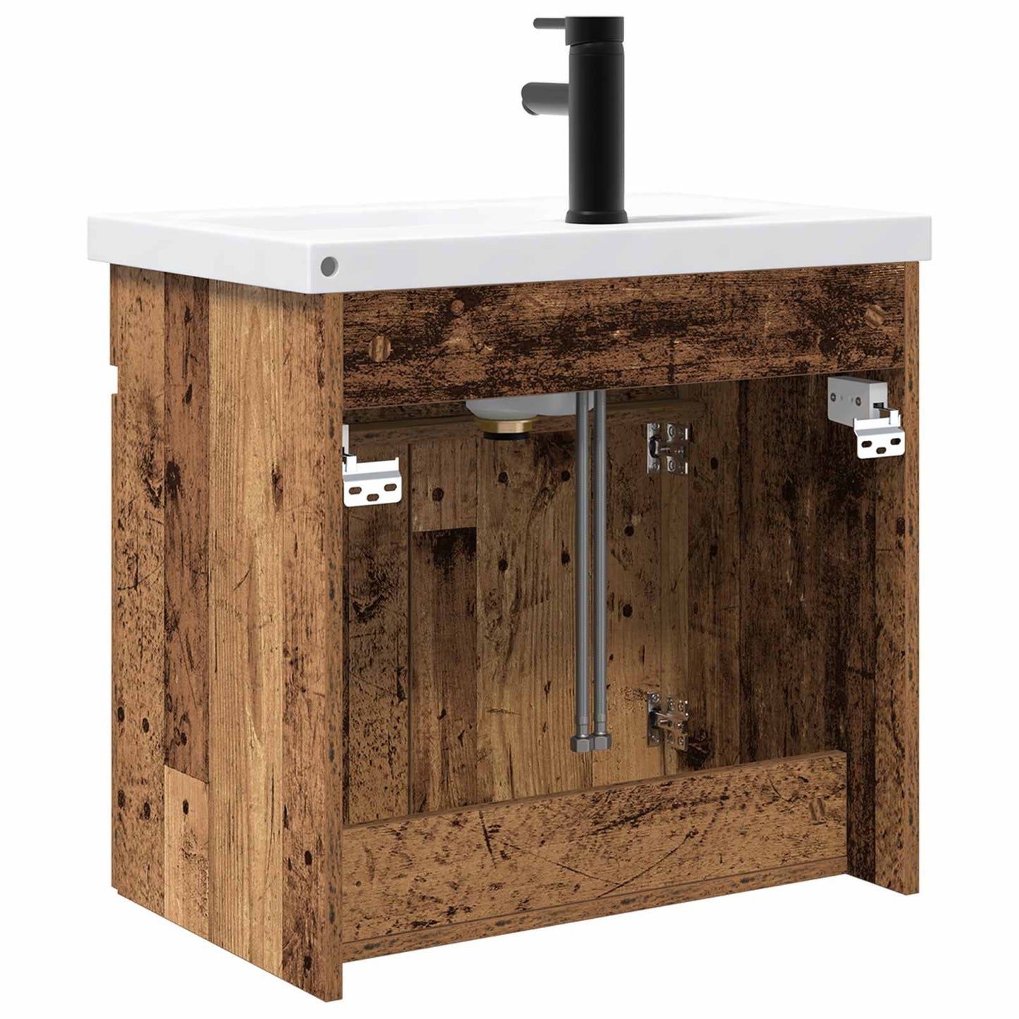Mobile bagno con lavabo con porta Legno vecchio 61 x 39 x 58 cm | homemem39