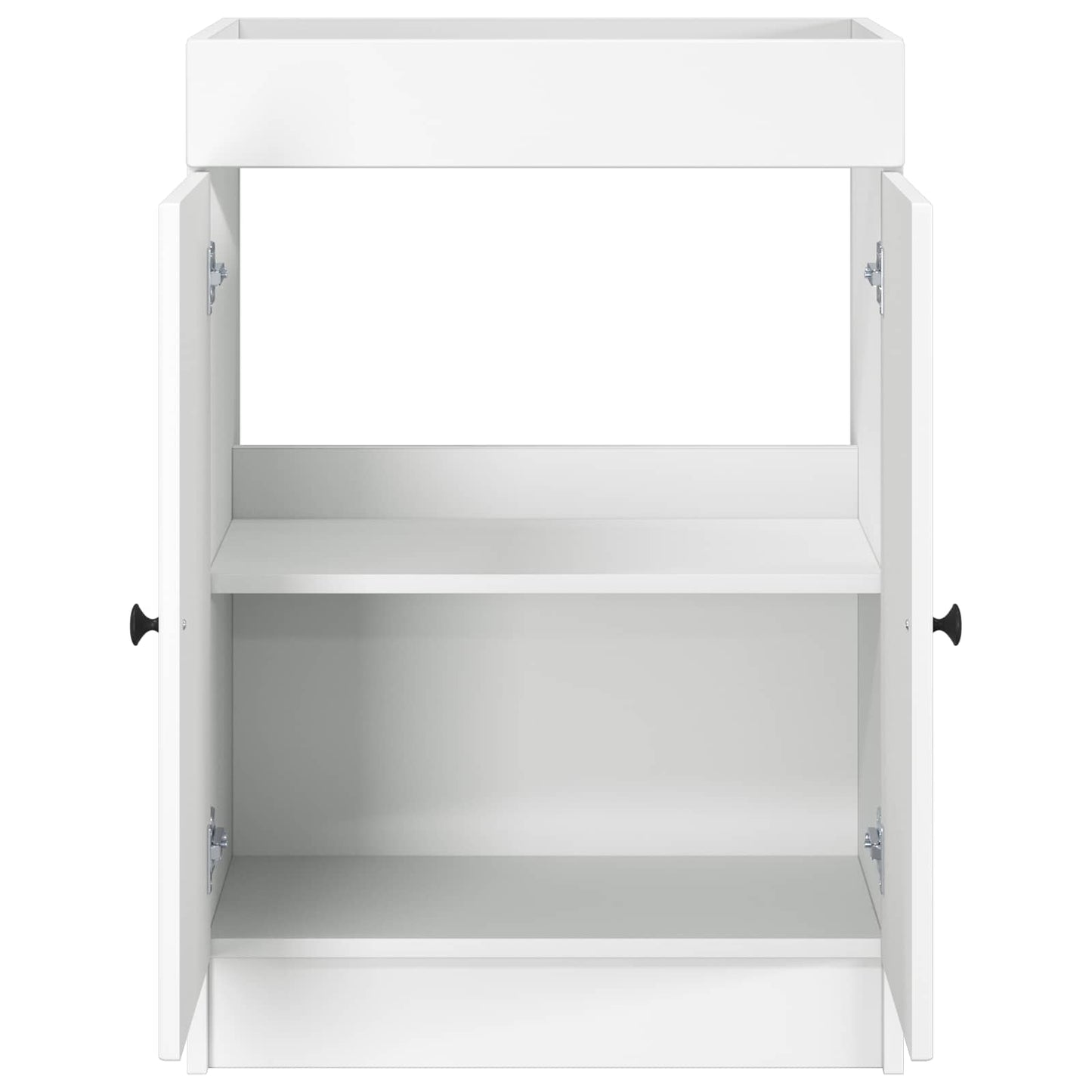 Mobiletto da bagno sotto il lavello Bianco 56 x 37,5 x 81 cm