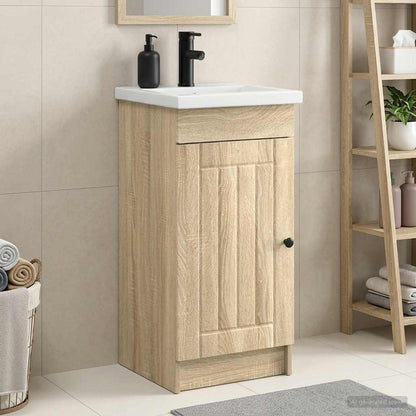 Mobile da bagno con lavabo Rovere Sonoma 42 x 40 x 84,5 cm | homemem39