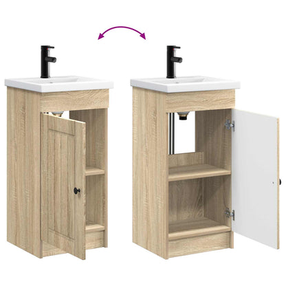 Mobile da bagno con lavabo Rovere Sonoma 42 x 40 x 84,5 cm | homemem39