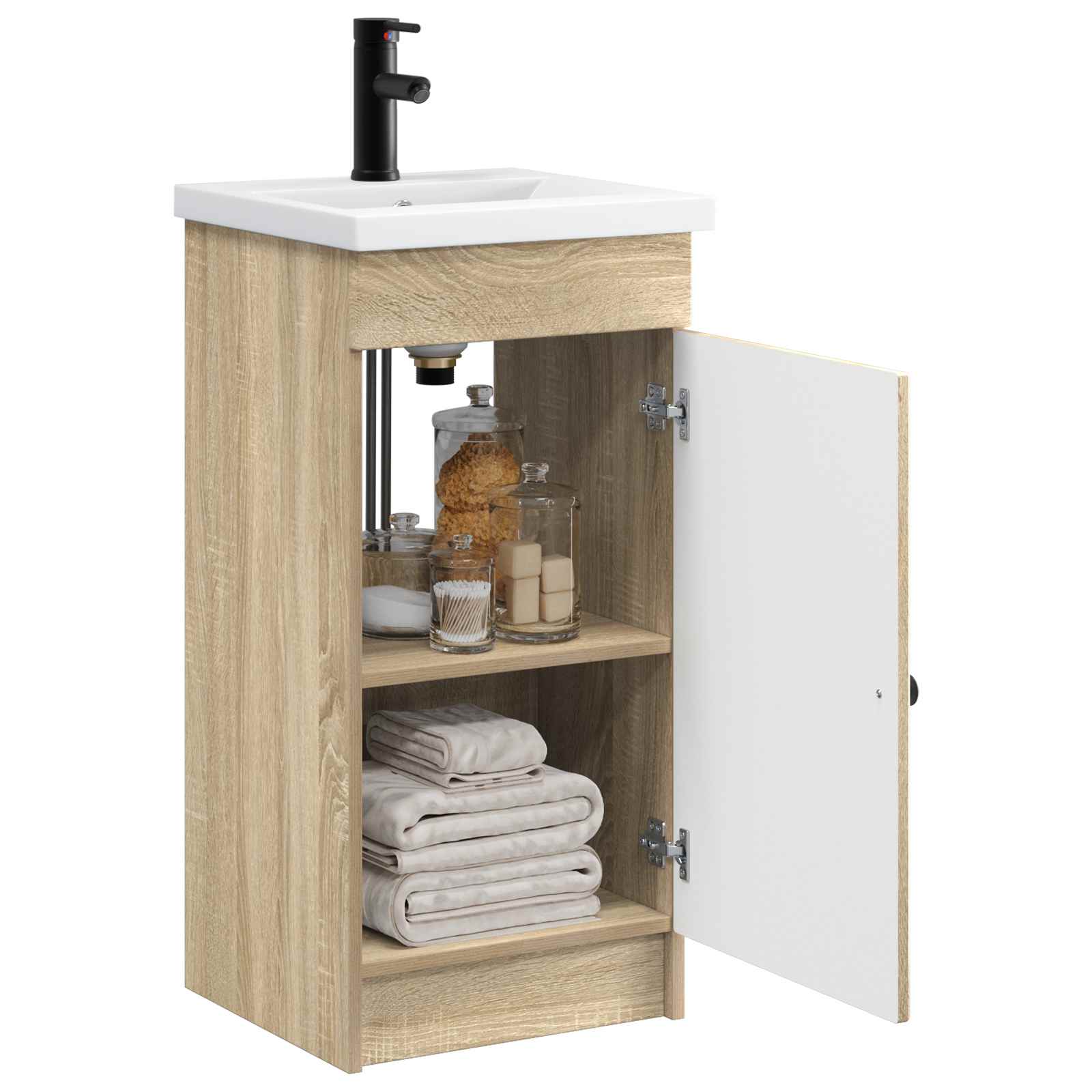 Mobile da bagno con lavabo Rovere Sonoma 42 x 40 x 84,5 cm | homemem39