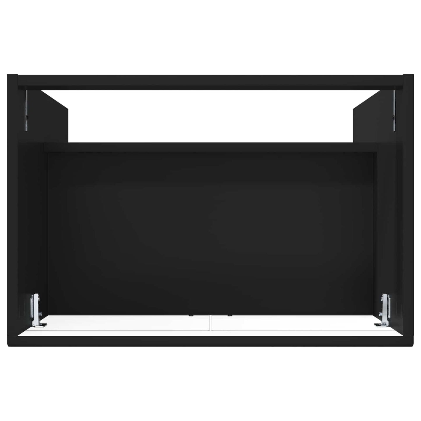 Mobiletto da bagno sotto il lavello Nero 56 x 37,5 x 81 cm | homemem39
