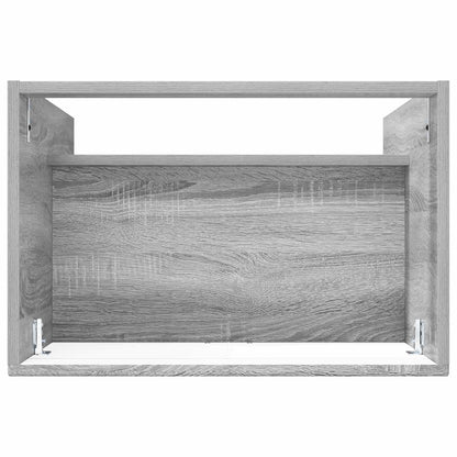 Mobiletto da bagno sotto il lavello Sonoma grigio | homemem39