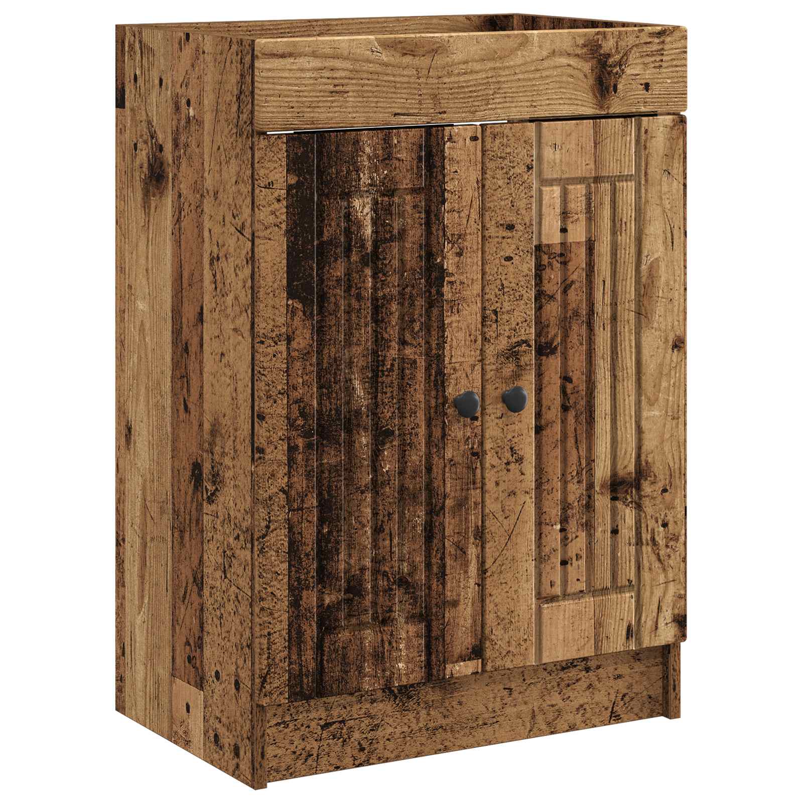 Mobiletto da bagno sotto il lavello Legno antico | homemem39