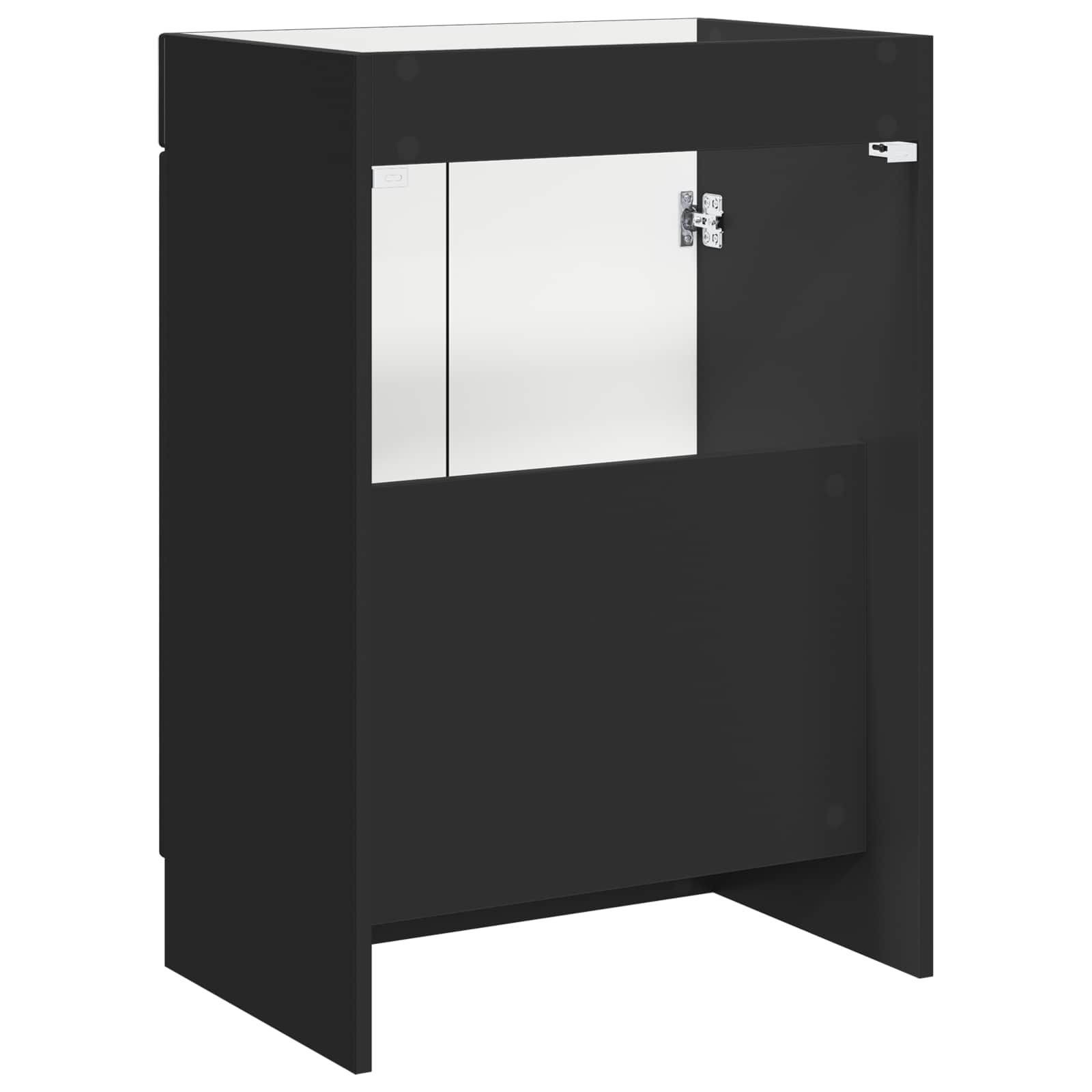 Mobiletto da bagno sotto il lavello Nero 78,5 x 37,5 x 81 cm | homemem39
