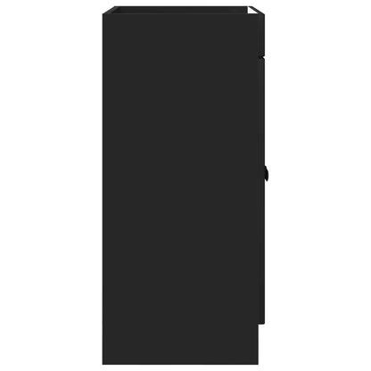 Mobiletto da bagno sotto il lavello Nero 78,5 x 37,5 x 81 cm | homemem39
