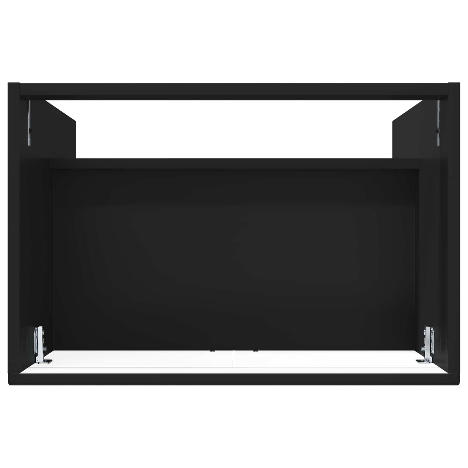 Mobiletto da bagno sotto il lavello Nero 78,5 x 37,5 x 81 cm | homemem39