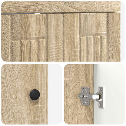 Mobiletto da bagno sotto il lavello Rovere Sonoma | homemem39
