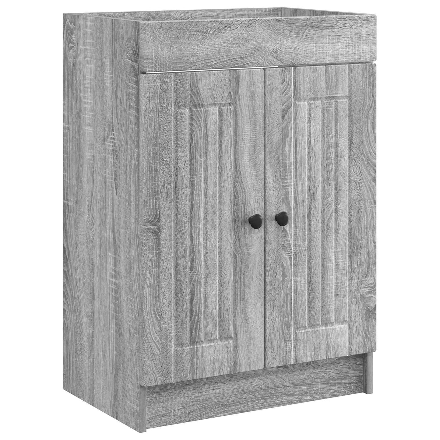 Mobiletto da bagno sotto il lavello Sonoma grigio | homemem39