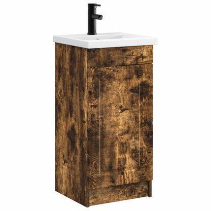 Mobile da bagno con lavabo Rovere Fumo 42 x 40 x 84,5 cm | homemem39